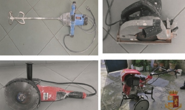 Noto, controllo del territorio: rinvenuti attrezzi da lavoro rubati