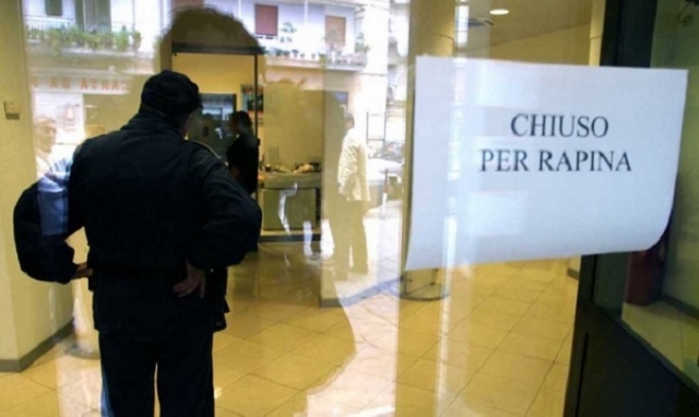 Rapine in banca, Siracusa tra le città più colpite in Italia. Sicilia maglia nera