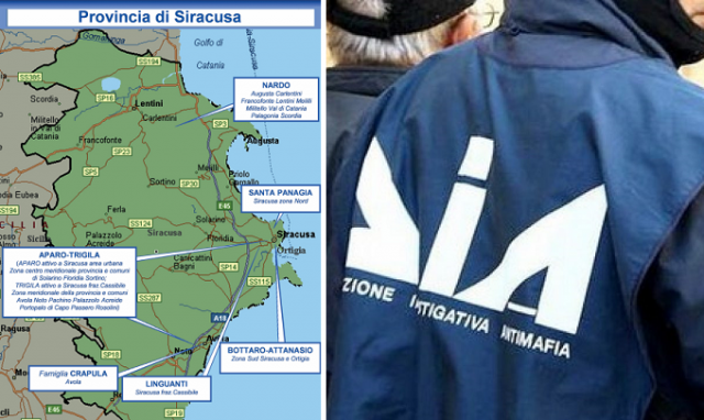 Siracusa, Relazione semestrale Dia: convivenza pacifica tra i gruppi criminali sempre operativi