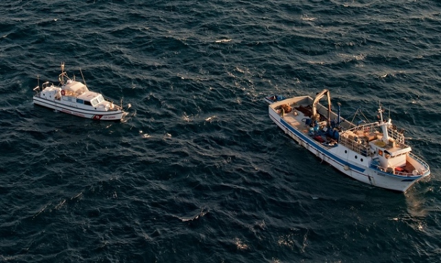 Operazione di polizia marittima alla foce del Simeto