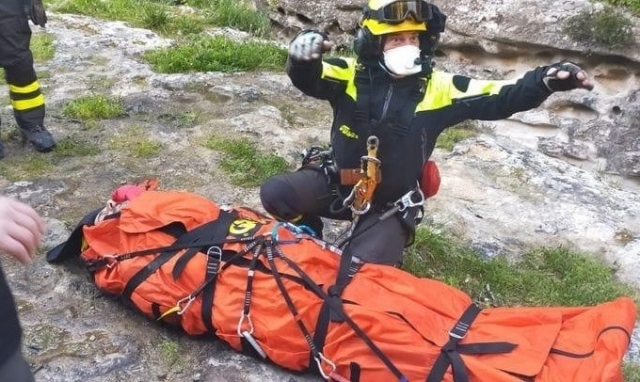 Soccorso a Noto Antica, 43enne recuperato dall'elicottero e trasferito al Cannizzaro