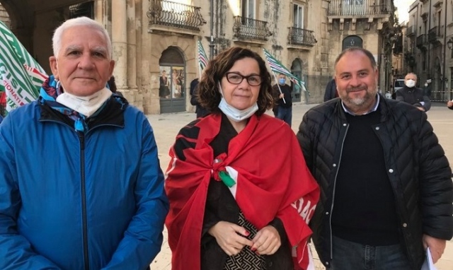 Siracusa, problematiche della campagna vaccinale: sit in del sindacato unitario dei pensionati