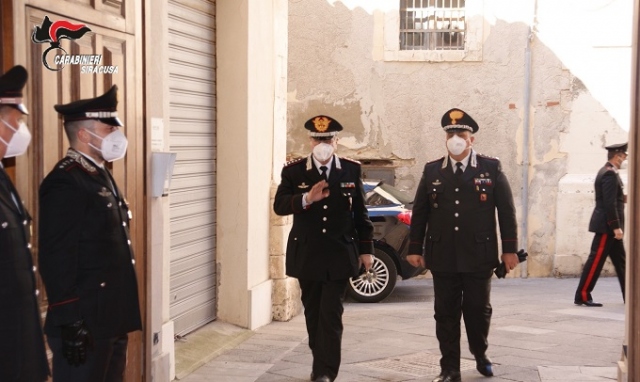 Siracusa, il generale Gianfranco Cavallo in visita al Comando provinciale