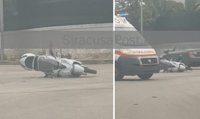 Siracusa, incidente auto-moto alla Pizzuta: feriti due ragazzini