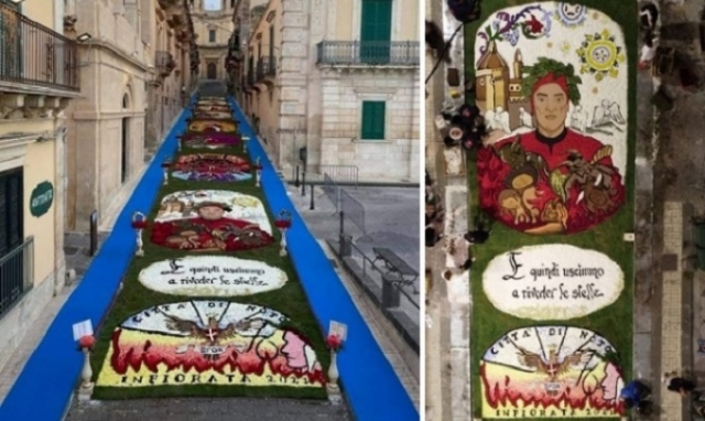 L'Infiorata di Noto iscritta nel registro dei beni immateriali della Sicilia