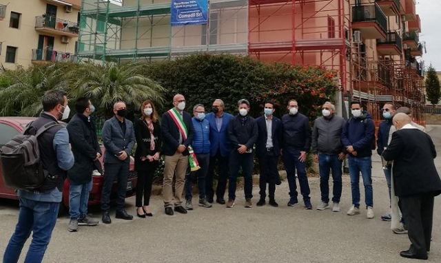 Augusta, Superbonus 110%: inaugurato un nuovo cantiere