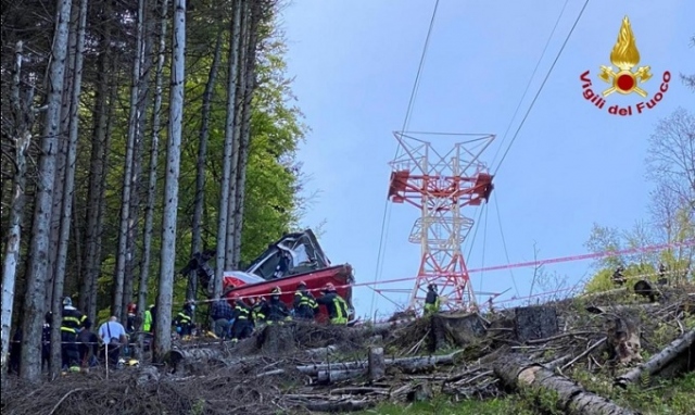 Incidente della funivia del Mottarone si indaga per disastro colposo