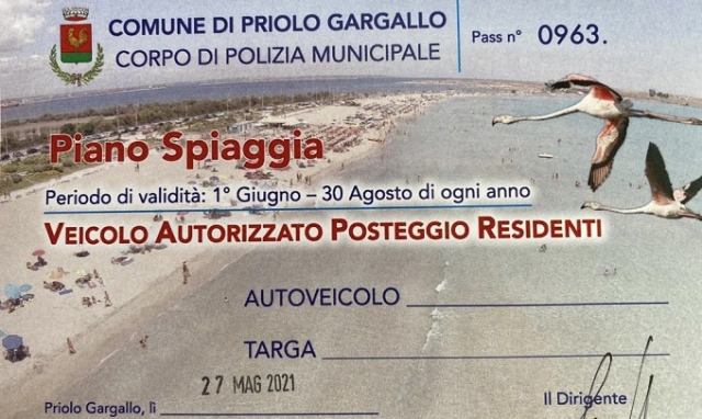 Priolo, in distribuzione il nuovo pass mare per i residenti