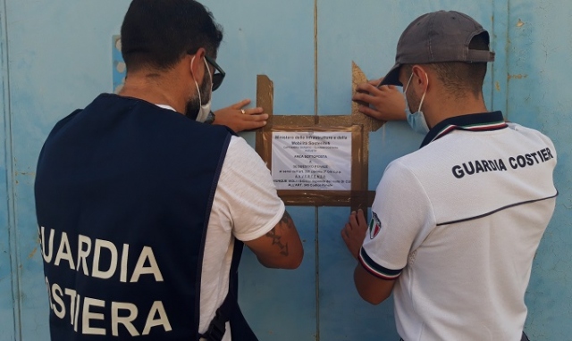 Augusta, sotto sequestro un cantiere navale: assenza di un'autorizzazione