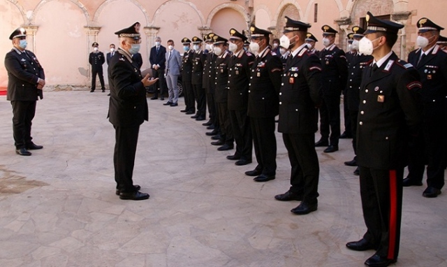 Il Generale Castello in visita al Comando provinciale di Siracusa