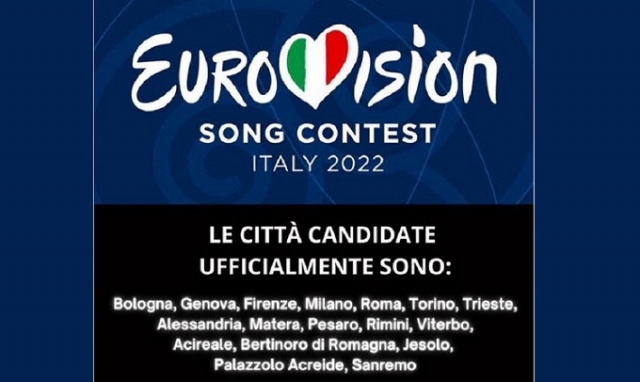 Palazzolo tra le 17 città italiane candidate a ospitare l'Eurovision song contest 2022